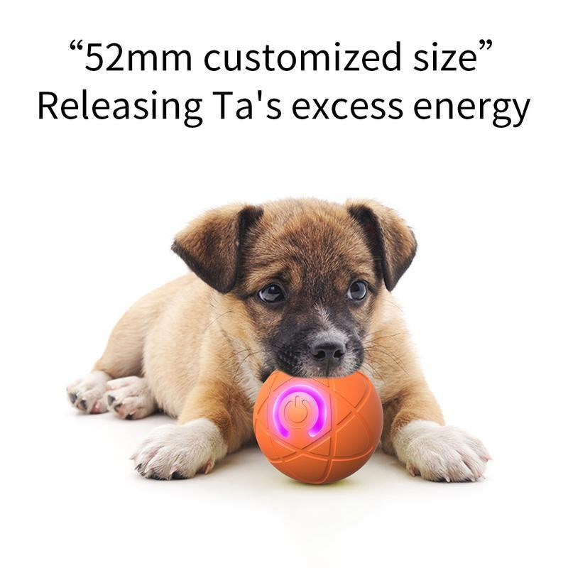 Shaky Ball Toy for Dogs, Vibrating Dog Ball, Shaky Ball Dog Toy, Automatic Moving Dog Toy Ball, Vibrating Ball for Dogs,Automatic Moving Dog Toy Ball for Small Dogs, USB Rechargeable(2.05In)