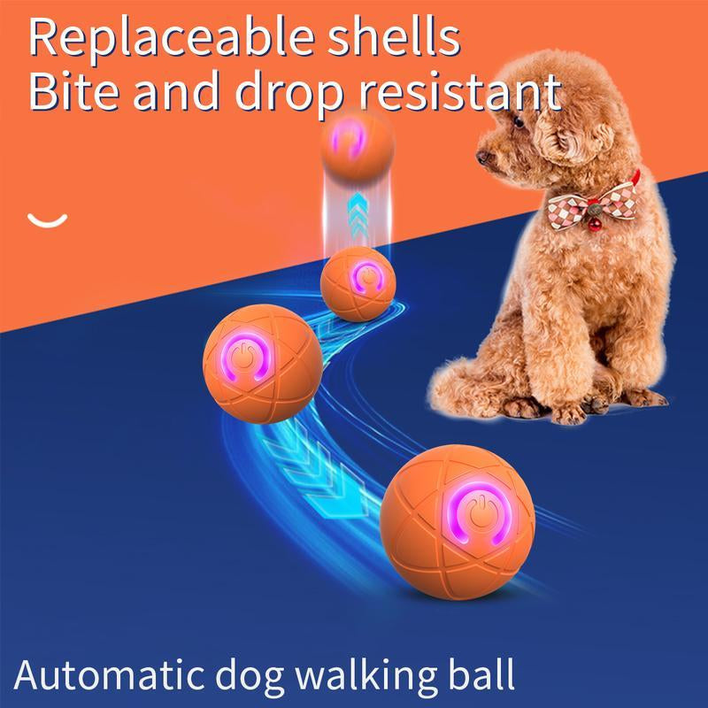Shaky Ball Toy for Dogs, Vibrating Dog Ball, Shaky Ball Dog Toy, Automatic Moving Dog Toy Ball, Vibrating Ball for Dogs,Automatic Moving Dog Toy Ball for Small Dogs, USB Rechargeable(2.05In)