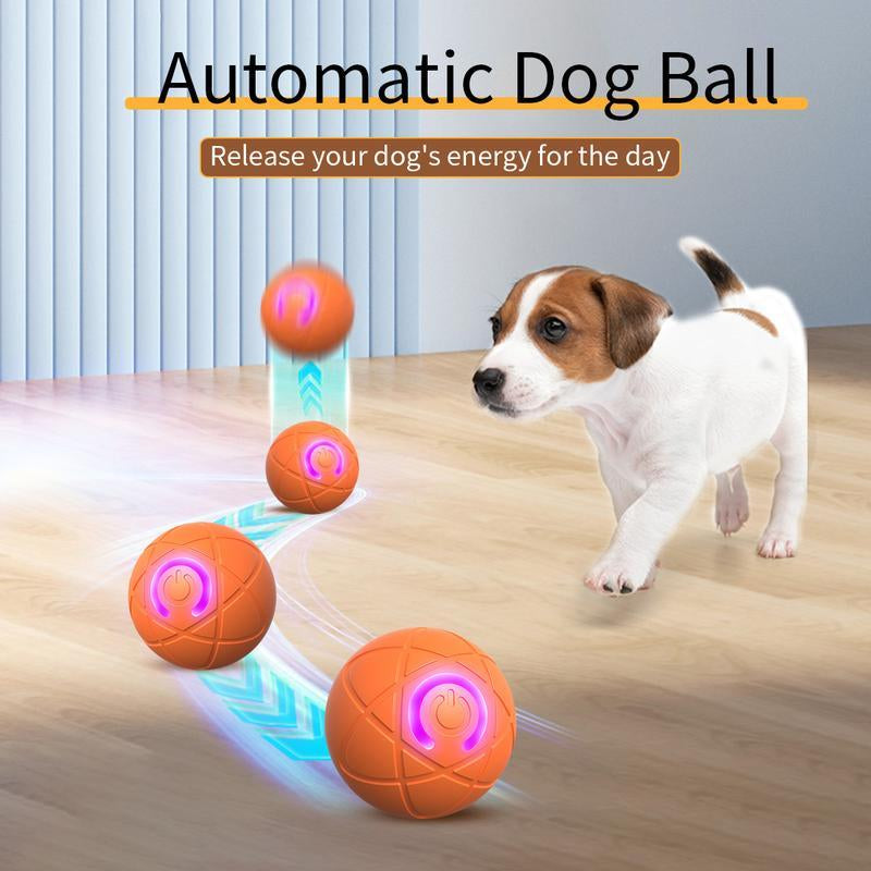 Shaky Ball Toy for Dogs, Vibrating Dog Ball, Shaky Ball Dog Toy, Automatic Moving Dog Toy Ball, Vibrating Ball for Dogs,Automatic Moving Dog Toy Ball for Small Dogs, USB Rechargeable(2.05In)